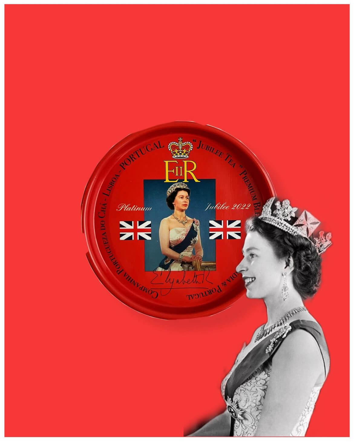 Platinum Jubilee Queen Elisabeth II Tin