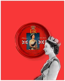 Platinum Jubilee Queen Elisabeth II Tin